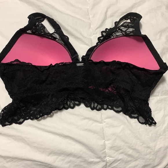 Black lace bralette- large - Picture 4 of 5